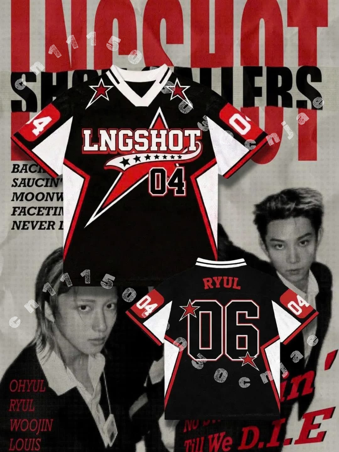 Street Fashion Kpop - Camiseta de Fútbol Inspirada en Grupos