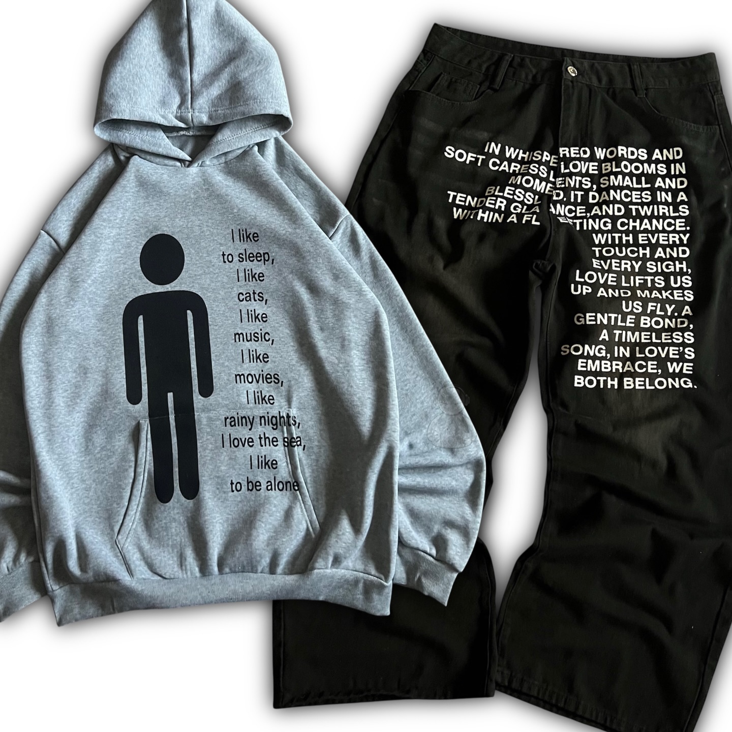 Street Fashion For Man - Conjuntos de Sudadera con Capucha y