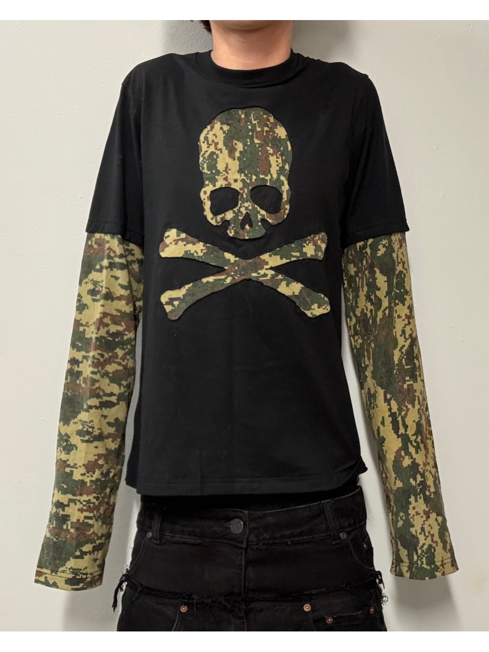 Street Fashion For Man - 2026 nuevo esqueleto de camuflaje retro