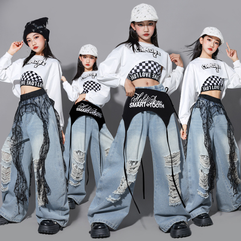 Street Fashion Kpop - Conjunto de Ropa Hip Hop para