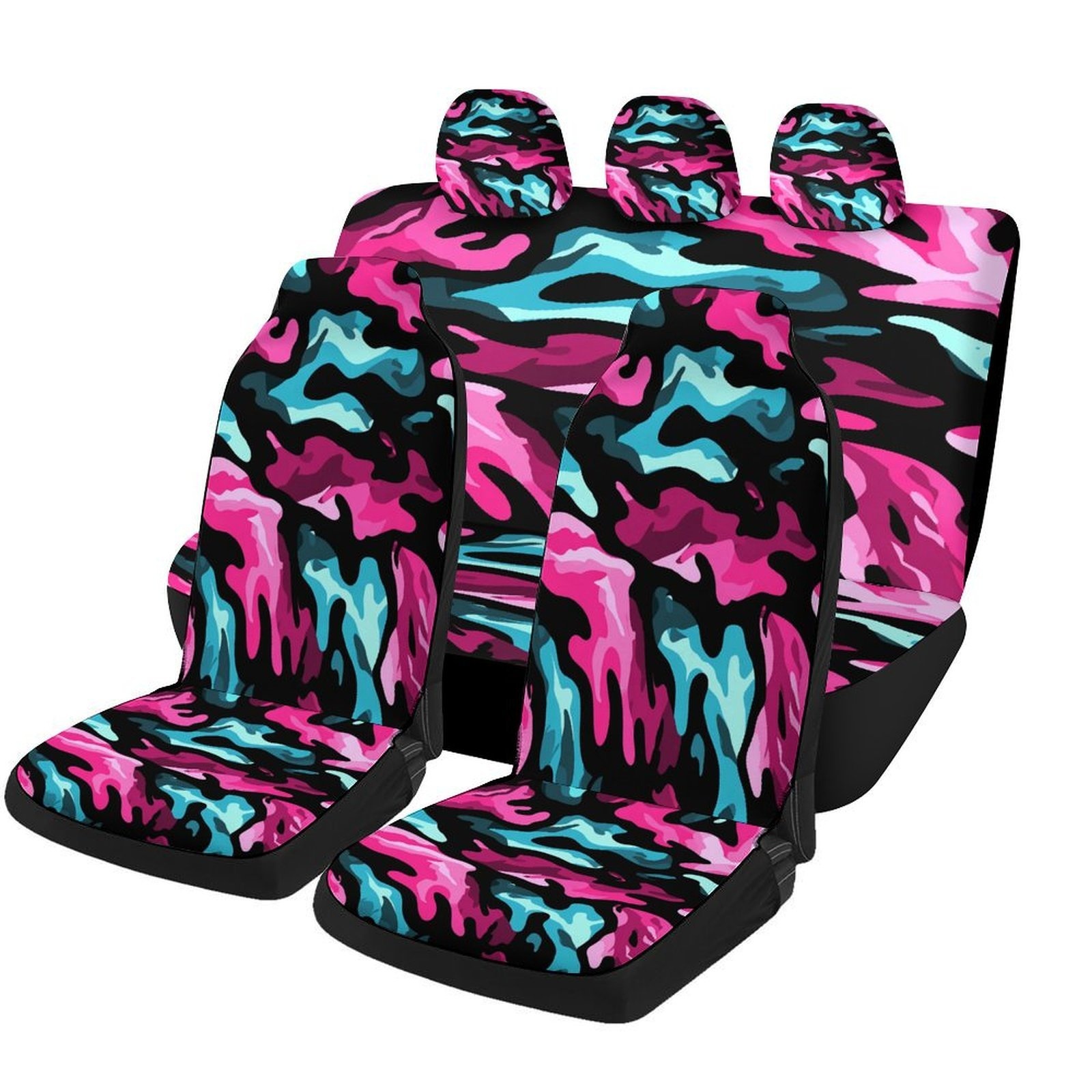 Camo Pattern Set - Juego de fundas para asientos de
