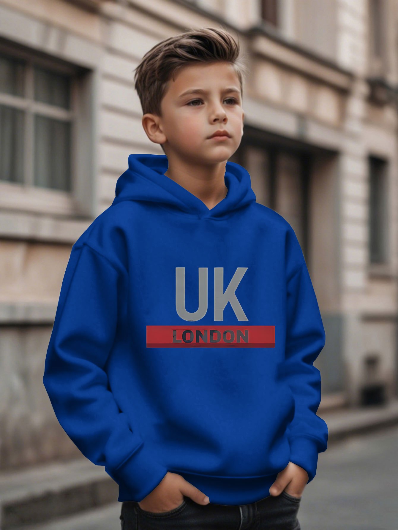 Street Fashion Uk - Sudadera con capucha estampada de Londres,