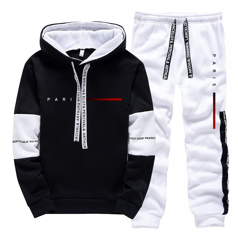 Street Fashion For Man - Conjunto de Sudadera con Capucha y