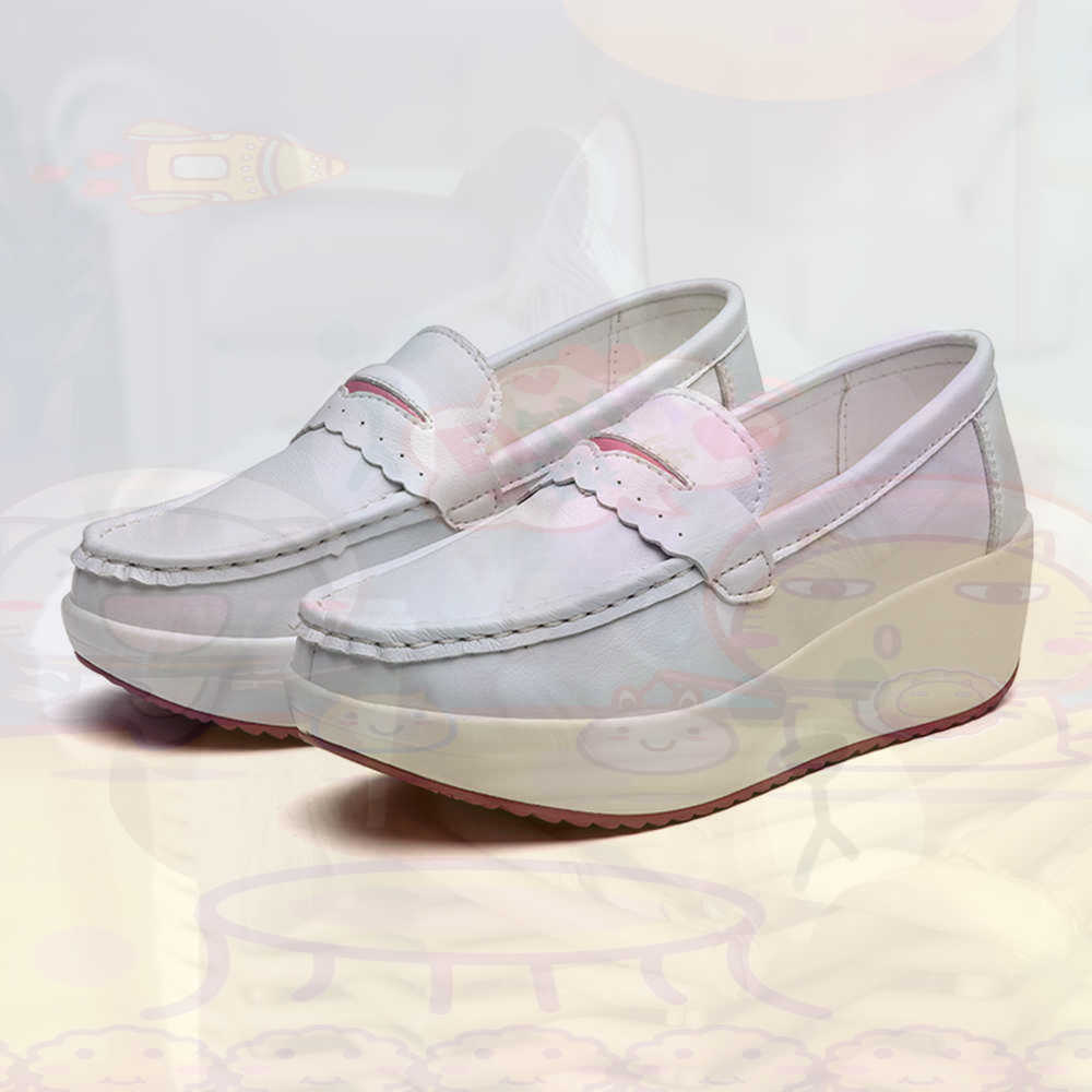 Street Fashion In Vietnam - Plataforma de invierno, zapatillas rosas, tenis,