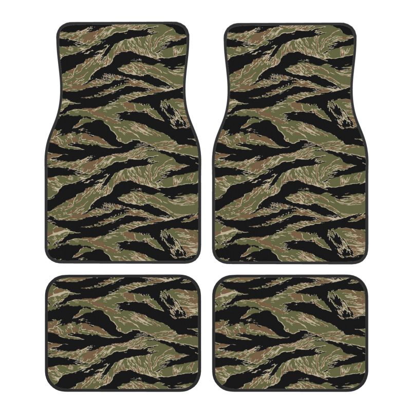 Camo Pattern Set - Juego de 4 alfombrillas antideslizantes para