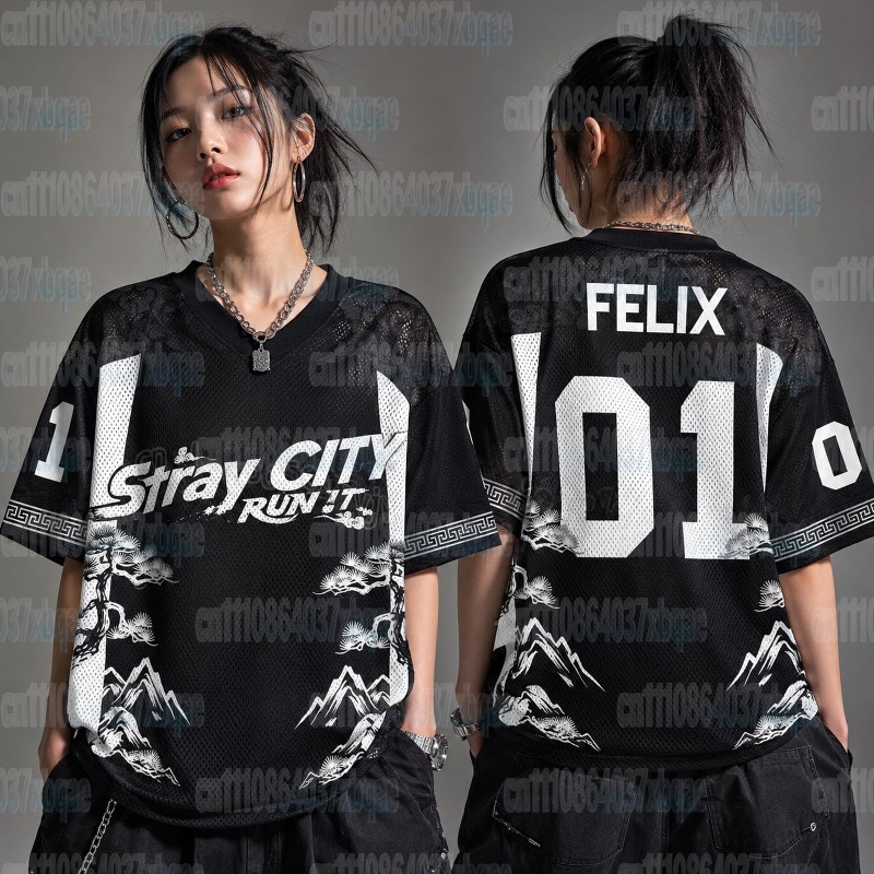 Street Fashion Kpop - Camiseta Deportiva Unisex de Manga Corta