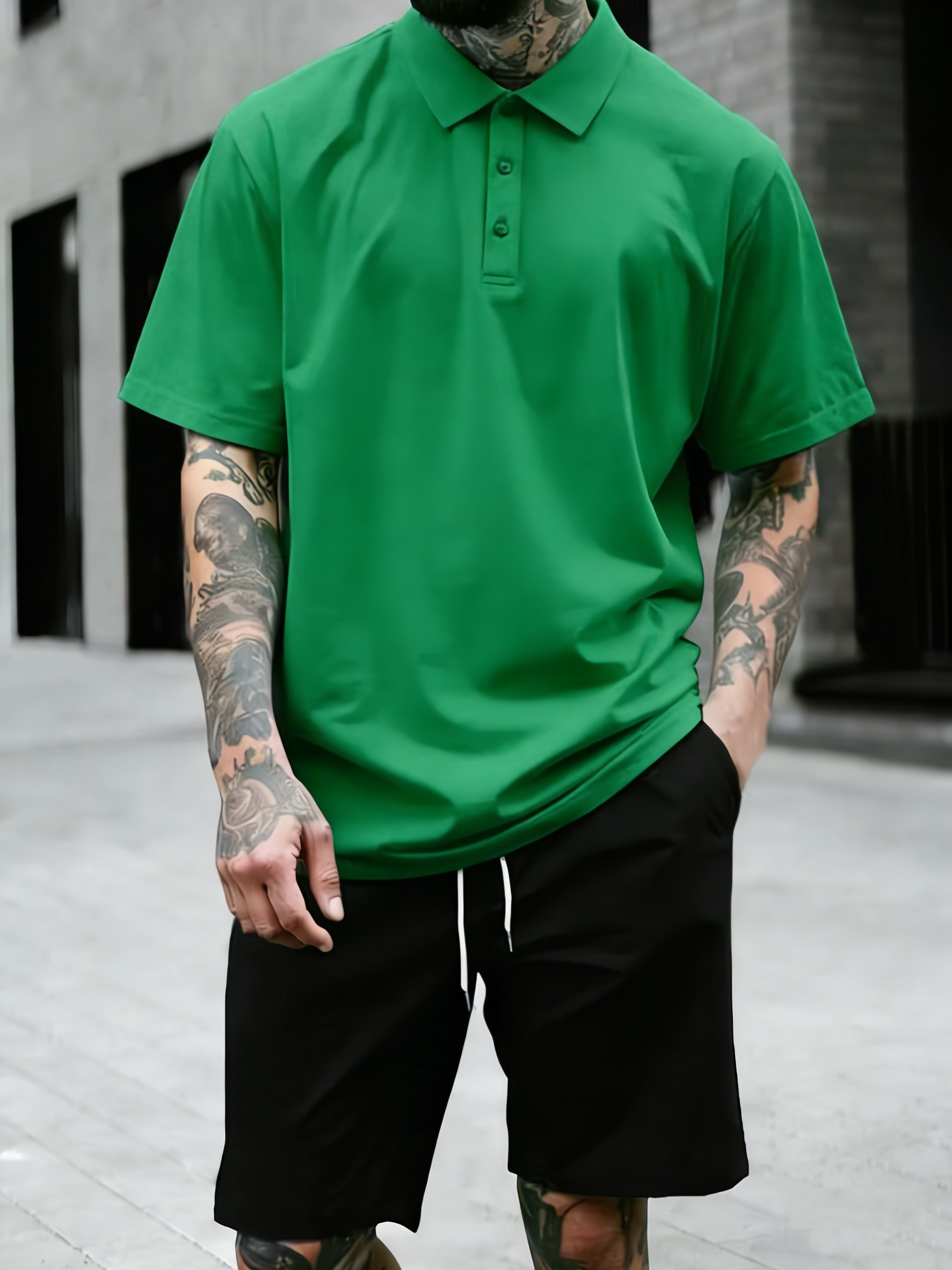 Street Fashion Culture - Camisetas Polo Holgadas de Verano en
