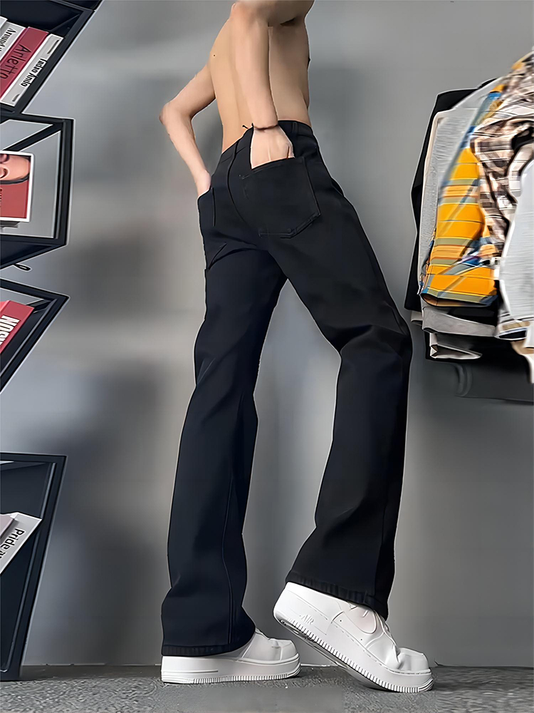 Street Fashion Co - Jeans de Pierna Recta con Forro