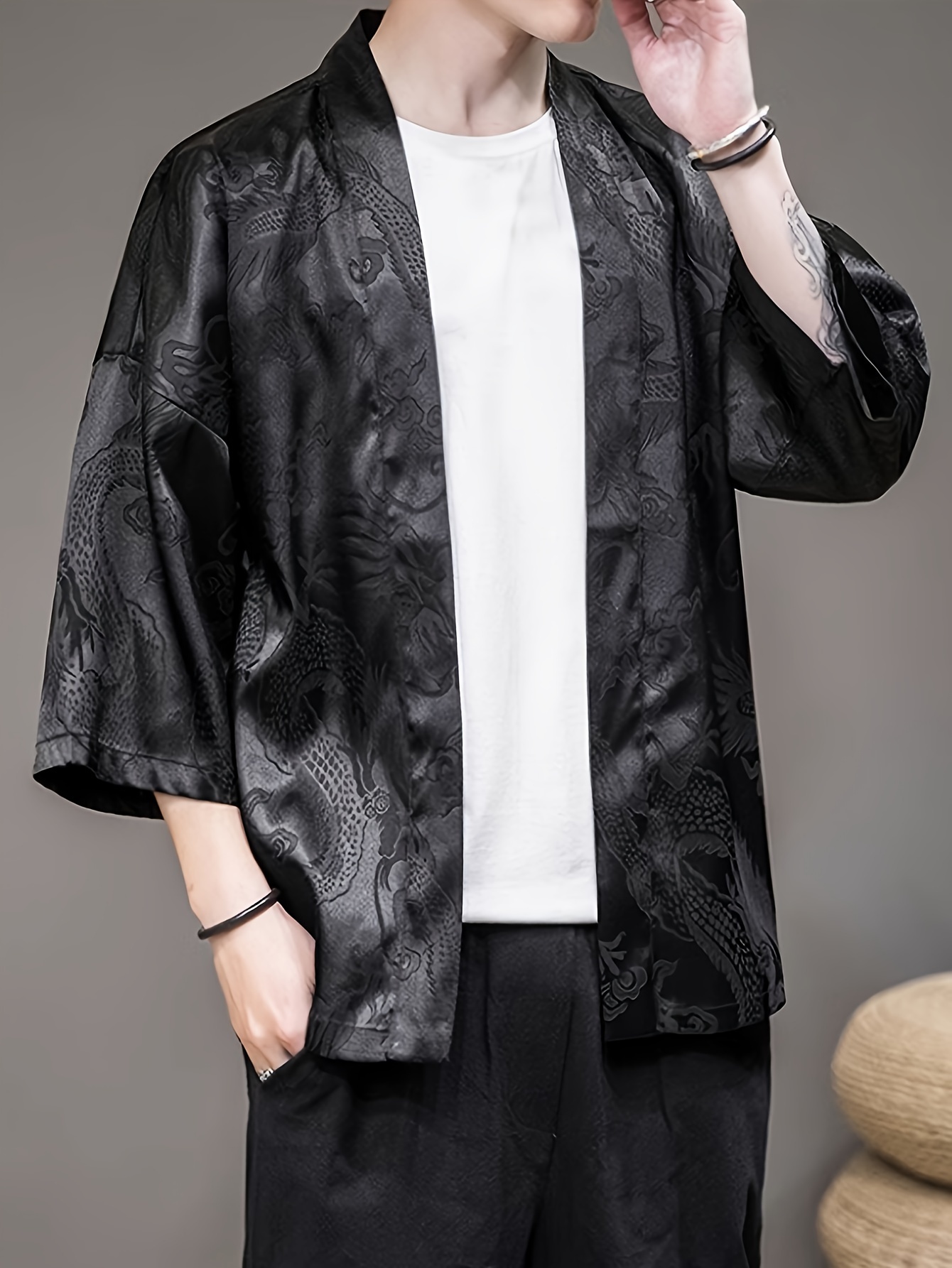 Street Fashion Designers - Kimono de Verano 2026 para Hombre,