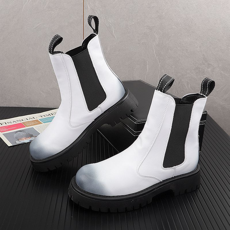 Street Fashion Designers - Botas de cuero genuino de lujo