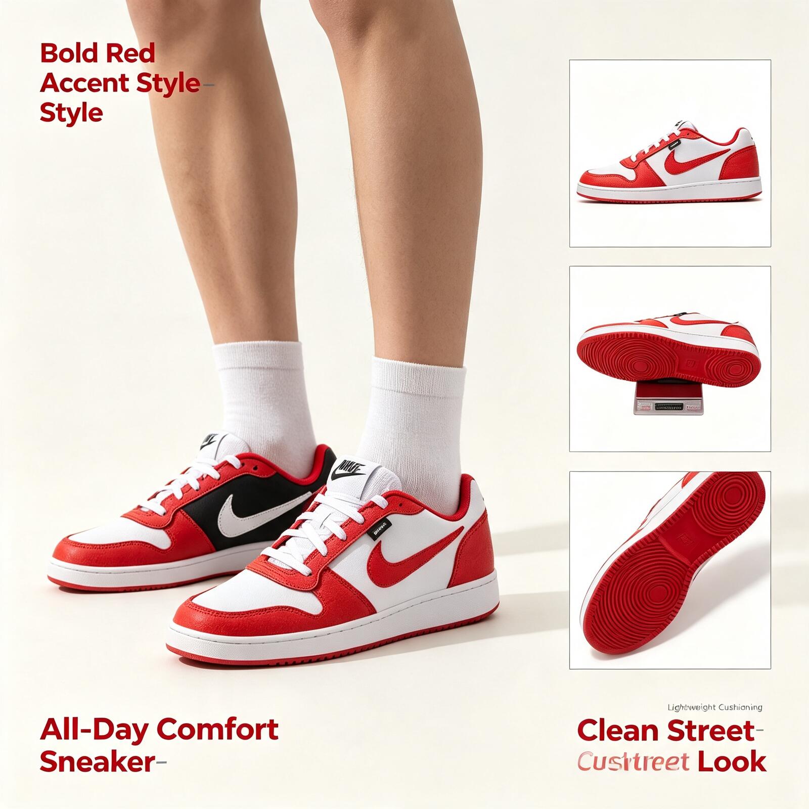 Street Fashion Nike - Zapatillas Nike Ebernon Low Prem para