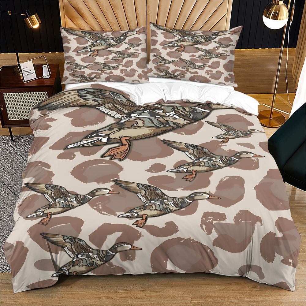 Camo Pattern Set - Juego de Funda de Edredón con