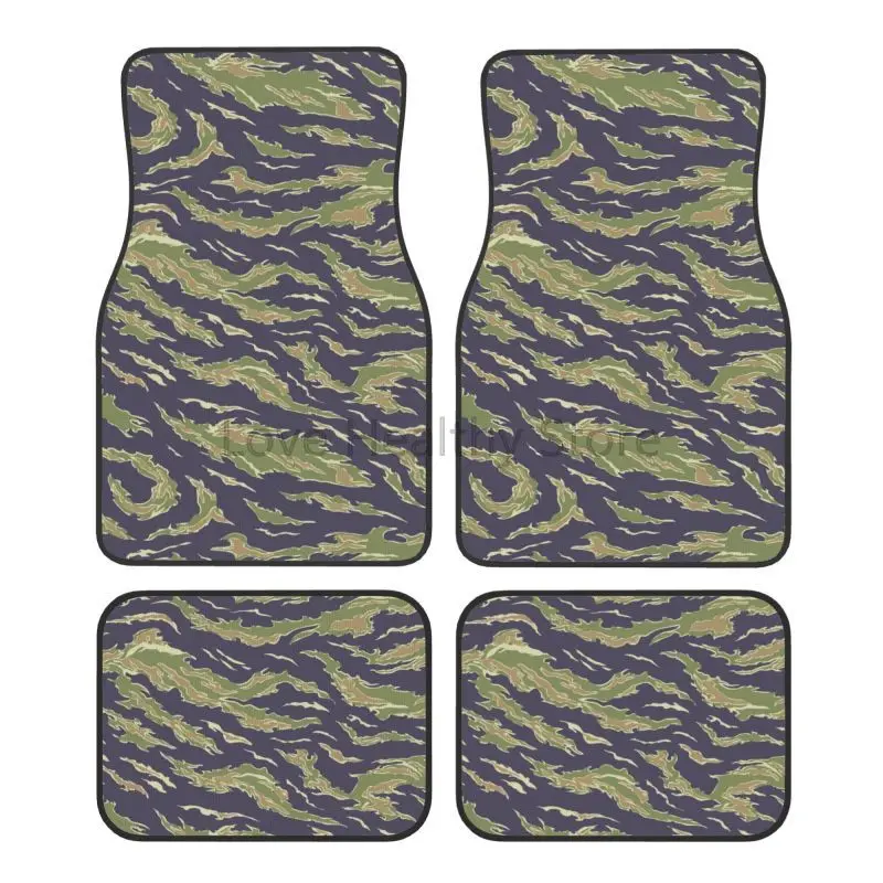 Juego de 4 alfombrillas para e - Camo Pattern Set reseña y precio