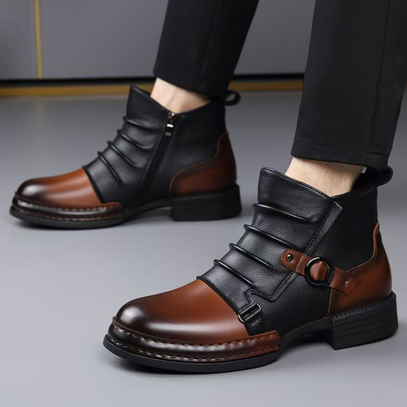 Botas de tobillo retro de otoñ - Street Fashion Designers reseña y precio