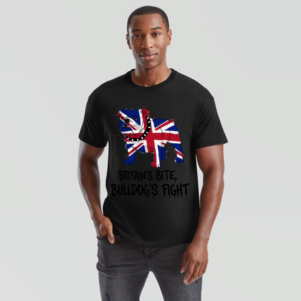 Camiseta Union Jack Bulldog, c - Street Fashion Uk reseña y precio
