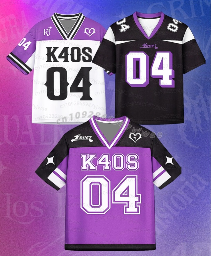 Camiseta de Fútbol Morada K4OS - Street Fashion Kpop reseña y precio