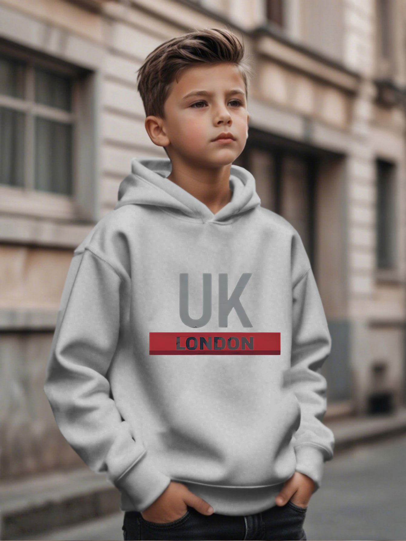 Sudadera con capucha estampada - Street Fashion Uk reseña y precio