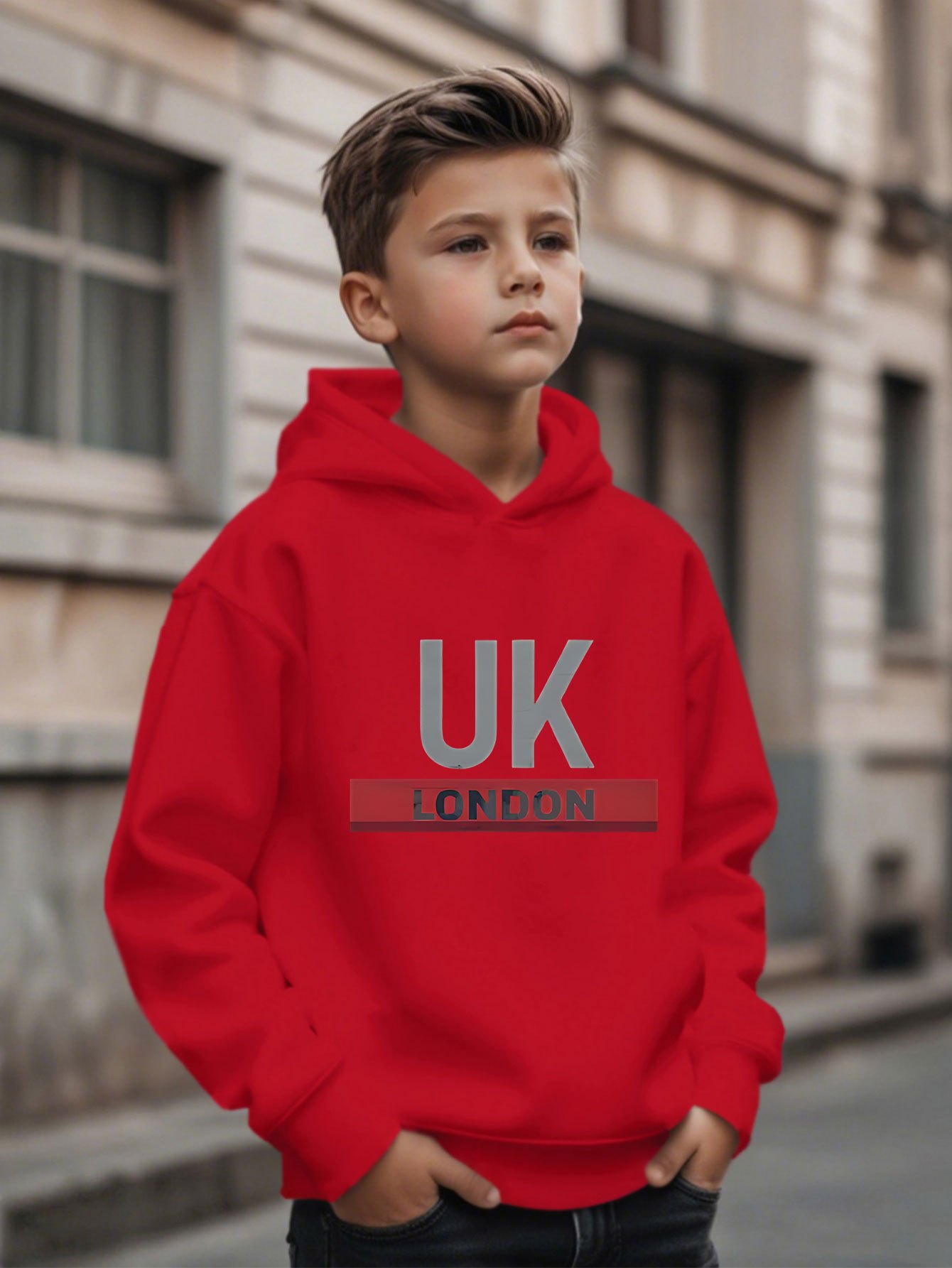 Sudadera con capucha estampada - Street Fashion Uk reseña y precio