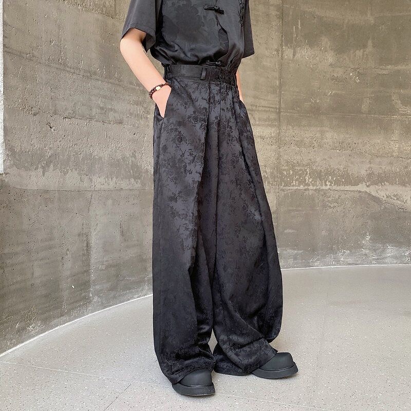 Pantalones de Pierna Ancha Est - Street Fashion In Chinese reseña y precio