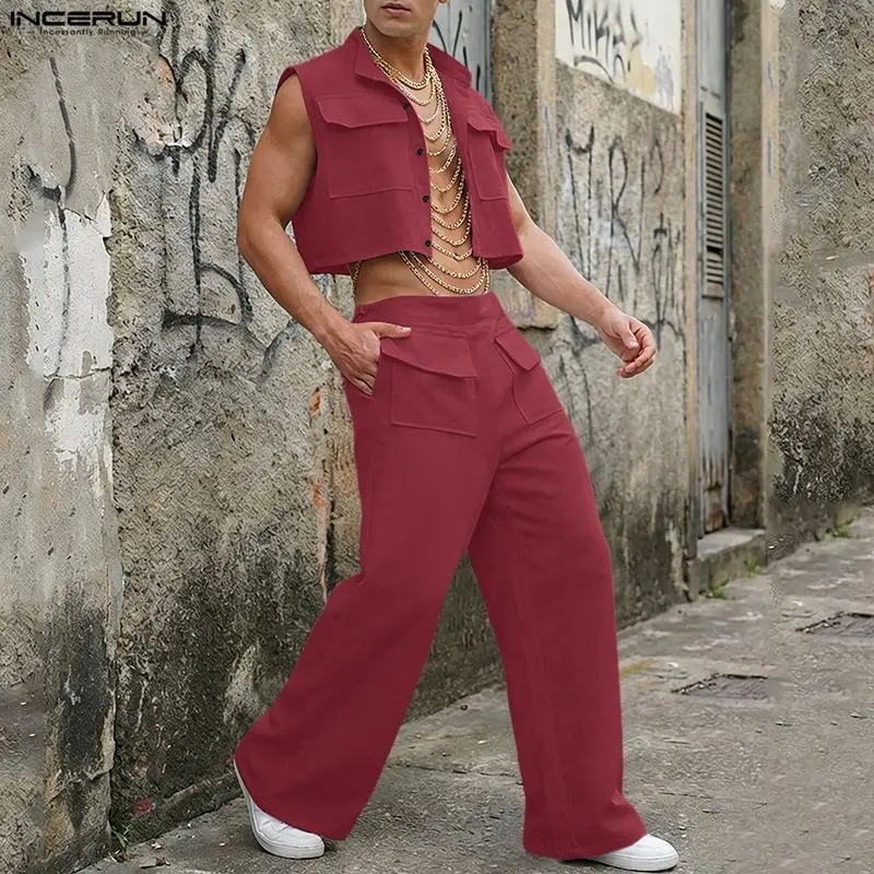 Conjuntos INCERUN para Hombre, - Street Fashion For Man reseña y precio