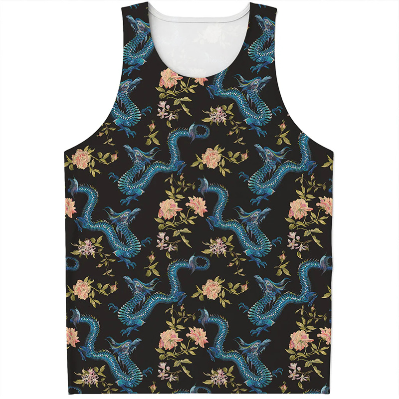 Camiseta sin mangas con patrón - Street Fashion In Chinese reseña y precio