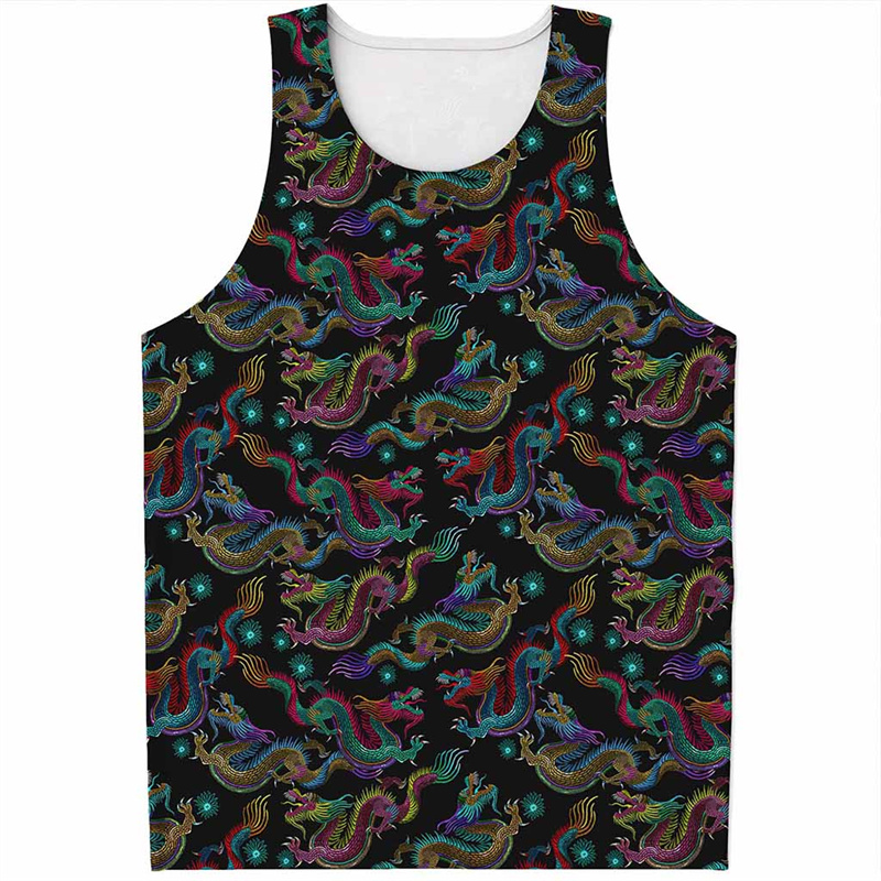 Camiseta sin mangas con patrón - Street Fashion In Chinese reseña y precio