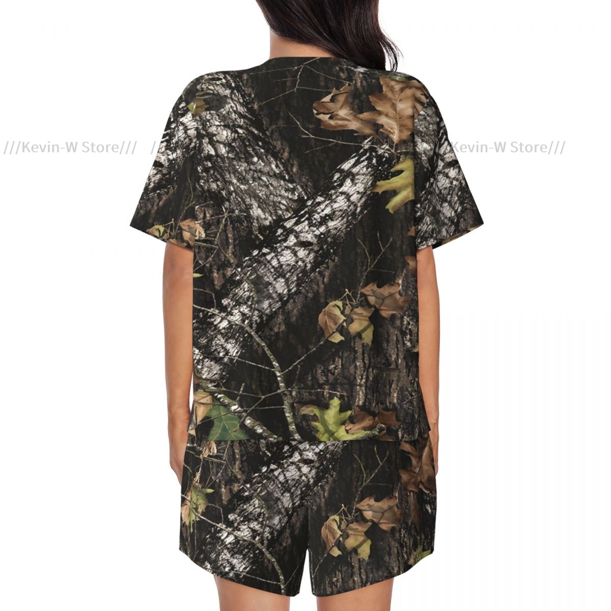 Pijama de dos piezas para muje - Camo Pattern Set reseña y precio