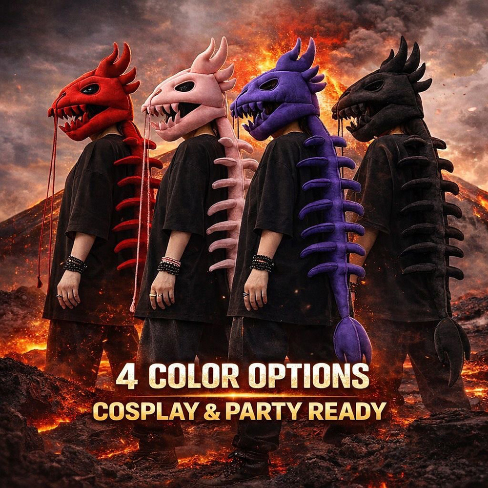 Máscara de Cráneo de Dragón co - Street Fashion In Chinese reseña y precio