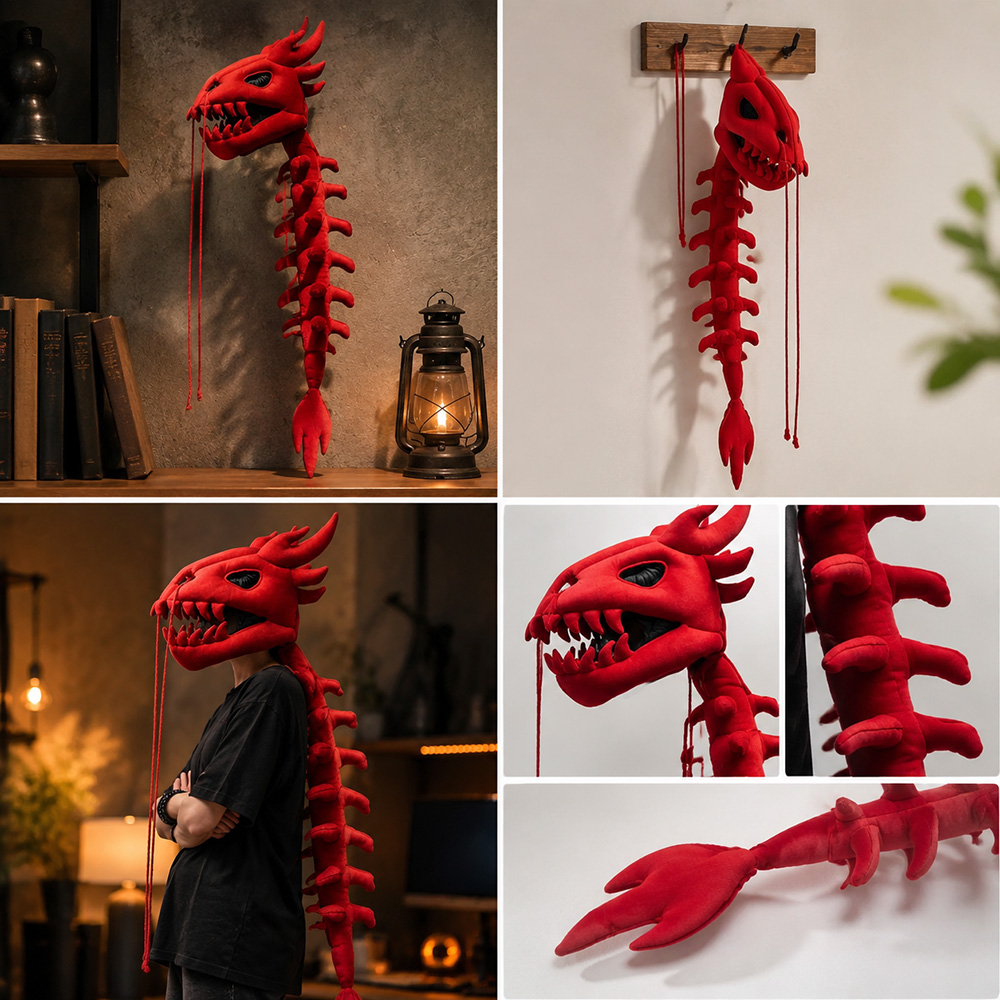 Máscara de Cráneo de Dragón co - Street Fashion In Chinese reseña y precio