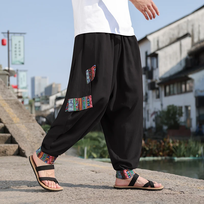 Pantalones Anchos Retro de Est - Street Fashion In Chinese reseña y precio