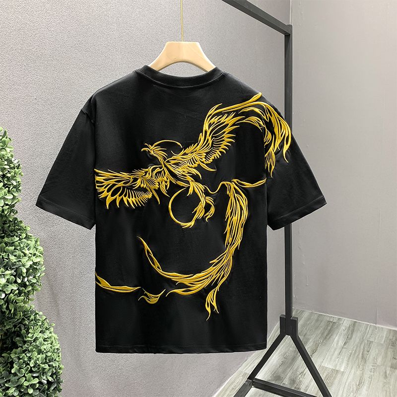 Camiseta de manga corta con bo - Street Fashion In Chinese reseña y precio