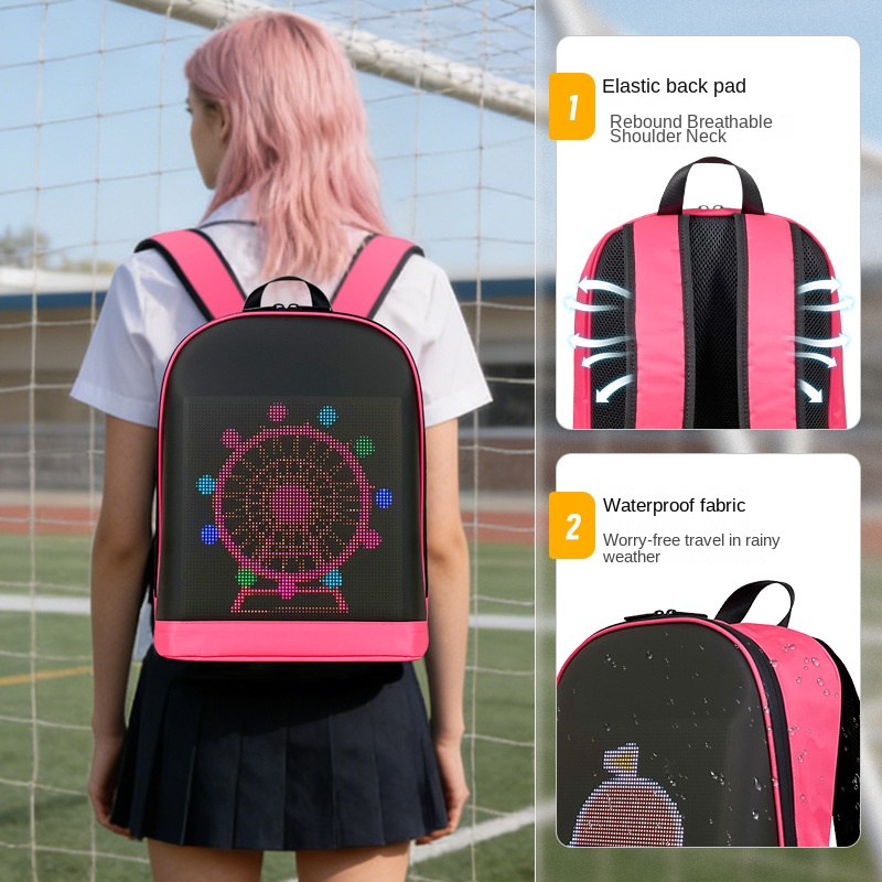 Mochila LED de Moda con Pantal - Street Fashion App reseña y precio