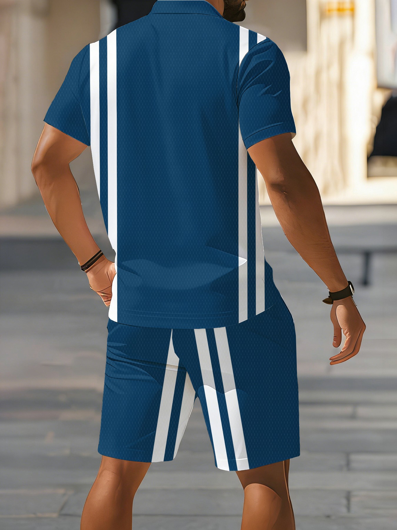 Conjunto de Polo de Manga Cort - Street Fashion Designers reseña y precio