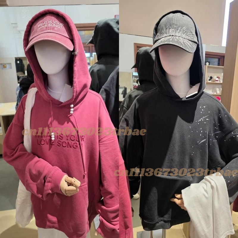 Sudadera con Capucha de Algodó - Street Fashion Kpop reseña y precio