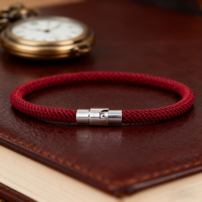 Pulsera de cuerda tejida hecha - Street Fashion Of Milan reseña y precio
